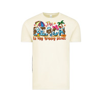 Vintage Arctic the beach is my happy place Vintage Tee - NancyCooperArtShop