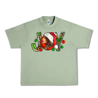 Oil Green Joy with woman Urban Heavy Tee - NancyCooperArtShop
