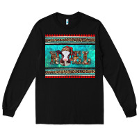 Black western christmas baby cow noel tumbler Long Sleeve Tee - Jasminsmagicworld