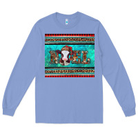 Colony Blue western christmas baby cow noel tumbler Long Sleeve Tee - Jasminsmagicworld