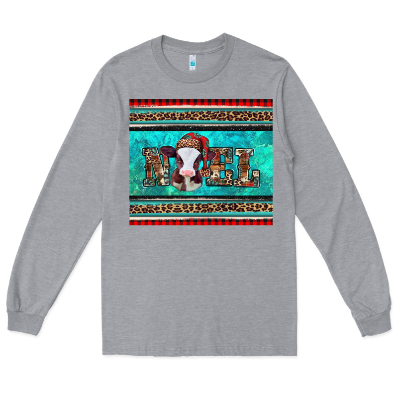 Western Christmas Baby Cow Noel Tumbler Long Sleeve Tee by Jasminsmagicworld | Teevron