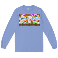 Colony Blue cute sheep Long Sleeve Tee - TumblerDesignByShophia