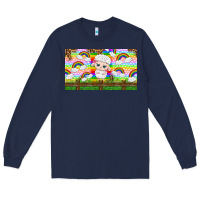 Navy cute sheep Long Sleeve Tee - TumblerDesignByShophia