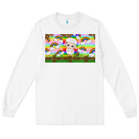 White cute sheep Long Sleeve Tee - TumblerDesignByShophia