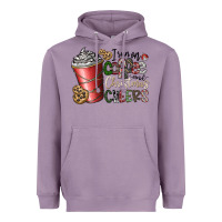 Lavender I Run On Coffee And Christmas Cheers Heavyweight Hoodie - CowhideDigitalArt