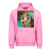 Fuchsia Pink western merino Urban Hoodie - BarkalooDesign
