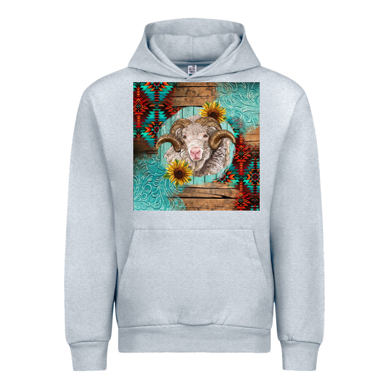Western Merino Urban Hoodie by BarkalooDesign | Teevron