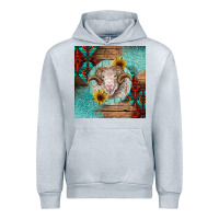 Heather Grey western merino Urban Hoodie - BarkalooDesign