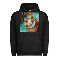 Pigment Black western merino Urban Hoodie - BarkalooDesign