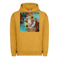 Pigment Peanut Butter western merino Urban Hoodie - BarkalooDesign