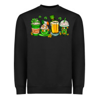 Black St. Patrick's Day coffee cups Heavyweight Sweatshirt - OliviaCreatesArt