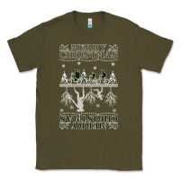 Army Green Merry Christmas Classic Tee - Bettercallsaul
