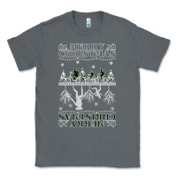 Charcoal Heather Merry Christmas Classic Tee - Bettercallsaul