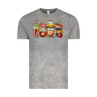 Cloud Rock school bus coffee cups Vintage Tee - NancyCooperArtShop