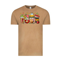 Vintage Camel school bus coffee cups Vintage Tee - NancyCooperArtShop