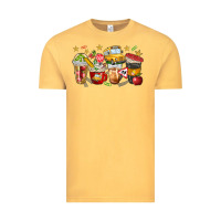 Vintage Mustard school bus coffee cups Vintage Tee - NancyCooperArtShop