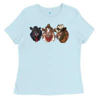 Baby Blue Hangin With My Heifers Ladies Tee - RanaPortraitStore