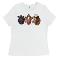 White Hangin With My Heifers Ladies Tee - RanaPortraitStore