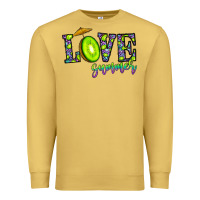 Antique Gold love summer Premium Sweatshirt - CowhideDigitalArt
