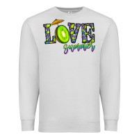 Dove Grey love summer Premium Sweatshirt - CowhideDigitalArt