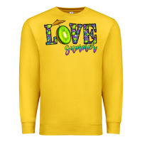 Lemon love summer Premium Sweatshirt - CowhideDigitalArt