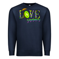 Navy love summer Premium Sweatshirt - CowhideDigitalArt