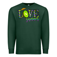 Sports Green love summer Premium Sweatshirt - CowhideDigitalArt