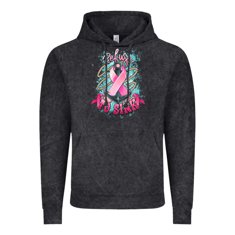 Refuse To Sink Cancer Anchor Vintage Hoodie by NancyCooperArtShop | Teevron