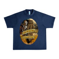 Navy Wake Me Up When Summer Ends Urban Heavy Tee - texasbilliewilder