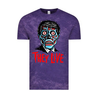 Cloud Purple they live Vintage Tee - DesigneFamous