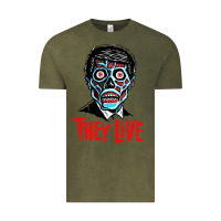 Vintage Olive they live Vintage Tee - DesigneFamous