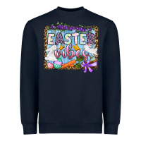 Navy Easter vibes Heavyweight Sweatshirt - OliviaCreatesArt