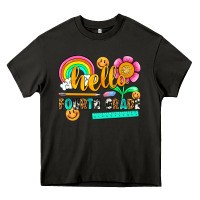 Asphalt hello fourth grade Heavy Core Tee - NancyCooperArtShop