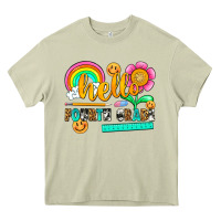Mossy hello fourth grade Heavy Core Tee - NancyCooperArtShop