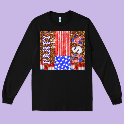 Party In The Usa Long Sleeve Tee Designed By Tumblerdesignbyshophia