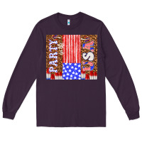 Plum party in the usa Long Sleeve Tee - TumblerDesignByShophia