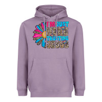 Lavender im just here trusting jesus Heavyweight Hoodie - CowhideDigitalArt