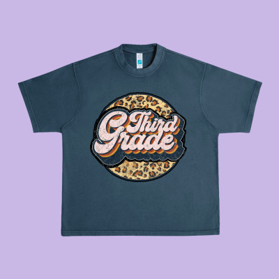 Third Grade Urban Heavy Tee Designed By Jahusdesignshop