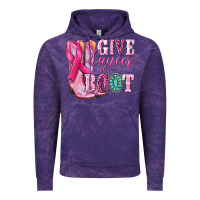 Cloud Purple give cancer the boot Vintage Hoodie - NancyCooperArtShop