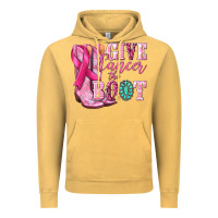 Vintage Mustard give cancer the boot Vintage Hoodie - NancyCooperArtShop