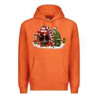 Carrot christmas gnome and tree Premium Hoodie - FaDigitalArtStudio