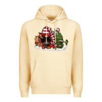 Pina Colada christmas gnome and tree Premium Hoodie - FaDigitalArtStudio