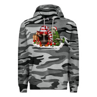 Slate Camo christmas gnome and tree Premium Hoodie - FaDigitalArtStudio