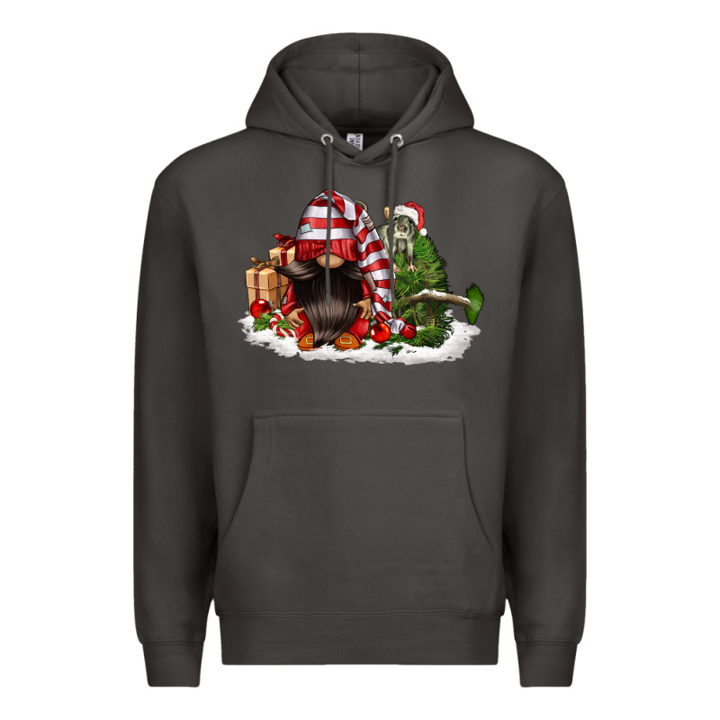 Christmas Gnome And Tree Premium Hoodie by FaDigitalArtStudio | Teevron