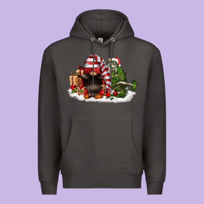 Christmas Gnome And Tree Premium Hoodie Designed By Fadigitalartstudio