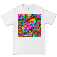 White Pride LGBTQ+ Proud Mom With Leoapard Patterns Premium Tee - BundleAndBundleShop