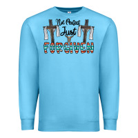 Ocean Blue no perfect just forgiven Premium Sweatshirt - CowhideDigitalArt