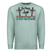 Seafoam no perfect just forgiven Premium Sweatshirt - CowhideDigitalArt