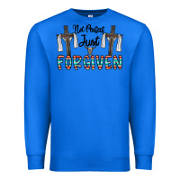 True Royal no perfect just forgiven Premium Sweatshirt - CowhideDigitalArt