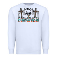 White no perfect just forgiven Premium Sweatshirt - CowhideDigitalArt